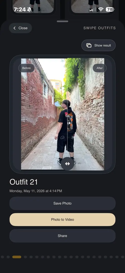 Rezultat TryClothes pentru haine probate online